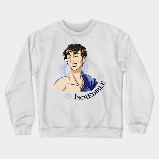 Jace, Incredible for White Crewneck Sweatshirt by EverTomorrow